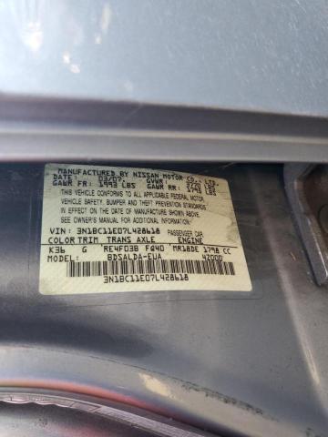 صورة رقم 10 من المزاد - 2007 NISSAN VERSA S مع VIN 3N1BC11E07L428618