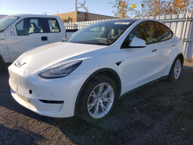 Photo 2 from auction – 2020 TESLA MODEL Y with VIN 5YJYGDEE0LF044533