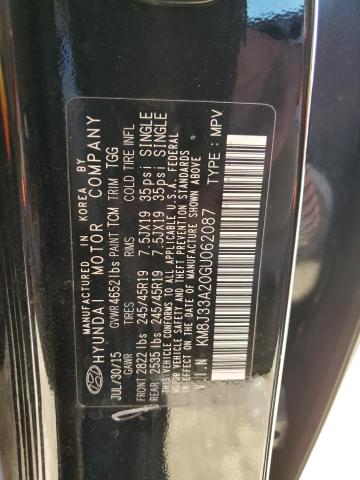 Photo 10 from auction – 2016 HYUNDAI TUCSON LIM with VIN KM8J33A20GU062087