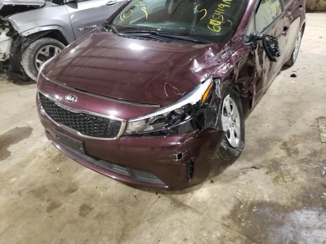 Photo 9 from auction – 2017 KIA FORTE LX with VIN 3KPFK4A76HE062741
