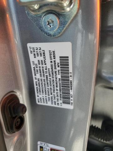 Photo 10 from auction – 2017 HONDA CR-V EXL with VIN 7FARW1H80HE047794