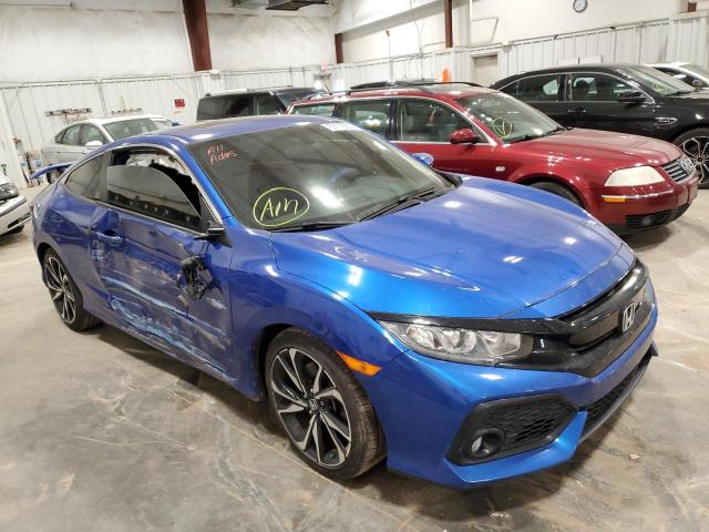 HONDA CIVIC SI 2019 with VIN 2HGFC3A58KH752820 - Photo from auction
