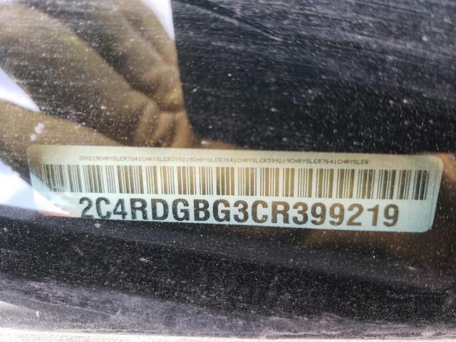 Photo 10 from auction – 2012 DODGE GRAND CARA with VIN 2C4RDGBG3CR399219