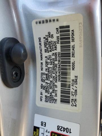 Photo 10 from auction – 2010 TOYOTA COROLLA BA with VIN 1NXBU4EE8AZ361250