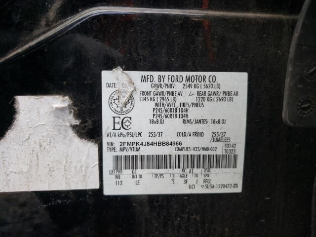 Photo 10 from auction – 2017 FORD EDGE SEL with VIN 2FMPK4J84HBB84966