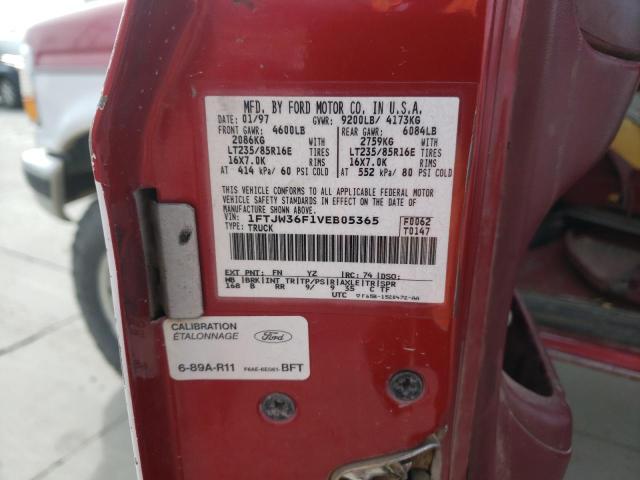 Photo 10 from auction – 1997 FORD F350 with VIN 1FTJW36F1VEB05365