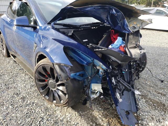 Photo 9 from auction – 2022 TESLA MODEL Y with VIN 7SAYGDEF9NF340925