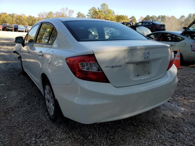 Photo 3 from auction – 2012 HONDA CIVIC LX with VIN 19XFB2F56CE086140
