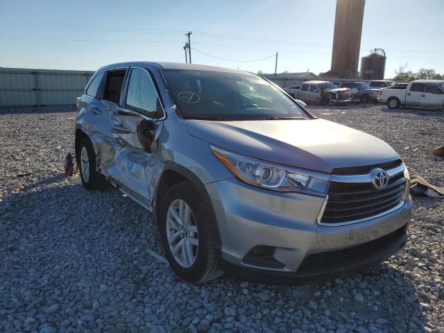 TOYOTA HIGHLANDER 2016 with VIN 5TDBKRFH3GS317668 - Photo from auction