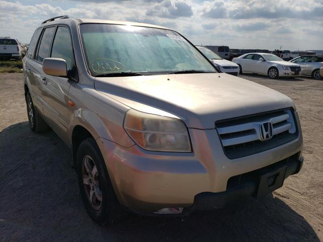 HONDA PILOT EX 2006 with VIN 5FNYF28576B044035 - Photo from auction
