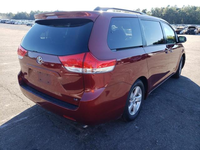 Photo 4 from auction – 2013 TOYOTA SIENNA LE with VIN 5TDKK3DC0DS332628