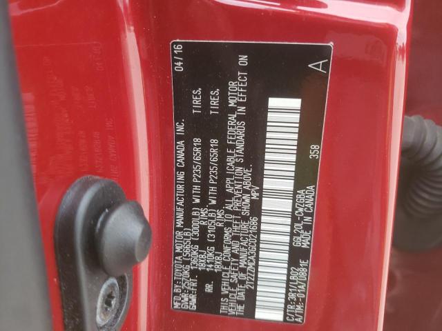 Photo 10 from auction – 2016 LEXUS RX 350 with VIN 2T2ZZMCA3GC021686
