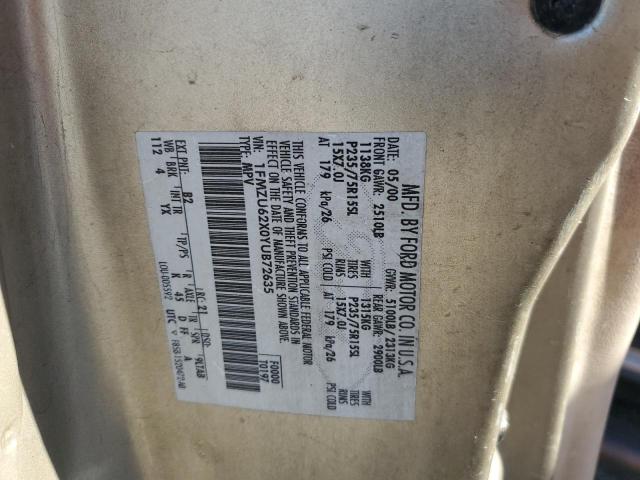 Photo 10 from auction – 2000 FORD EXPLORER X with VIN 1FMZU62X0YUB72635