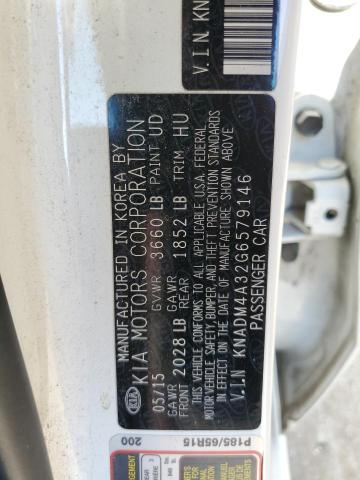 Photo 10 from auction – 2016 KIA RIO LX with VIN KNADM4A32G6579146