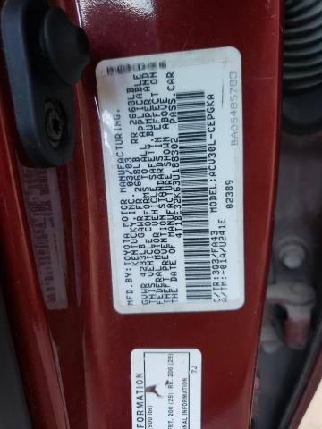 Photo 10 from auction – 2003 TOYOTA CAMRY LE with VIN 4T1BE32K63U188302