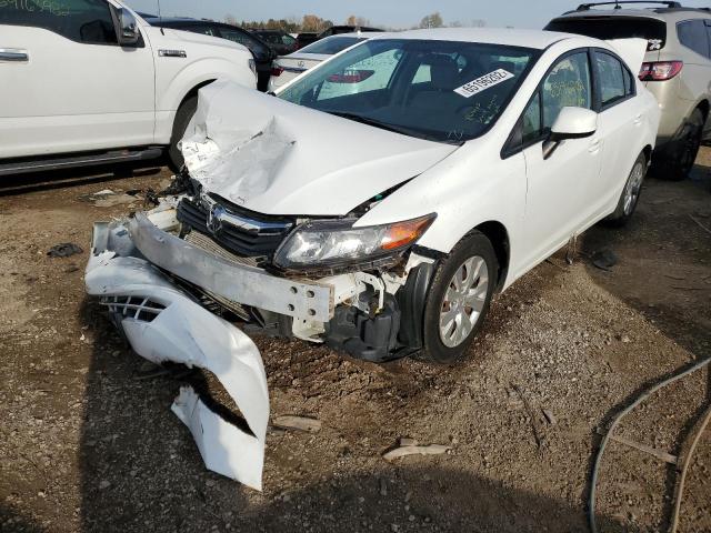 Photo 2 from auction – 2012 HONDA CIVIC LX with VIN 19XFB2F54CE042010