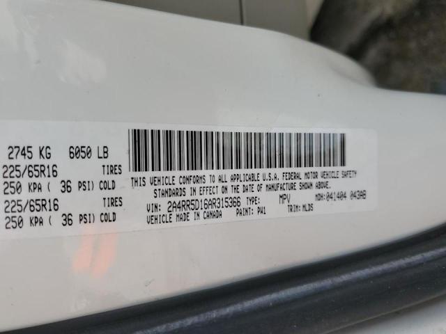 Photo 10 from auction – 2010 CHRYSLER TOWN & COU with VIN 2A4RR5D16AR315366