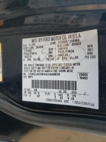 Zdjęcie 10 z aukcji – 2004 FORD EXPLORER X z VIN 1FMZU63W44UA68830
