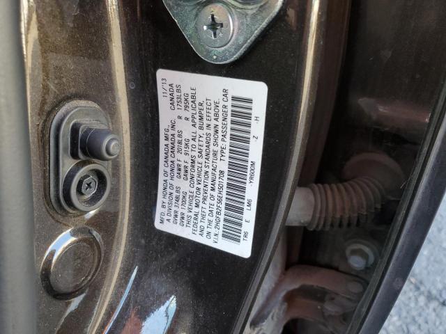 Photo 10 from auction – 2014 HONDA CIVIC LX with VIN 2HGFB2F56EH501708