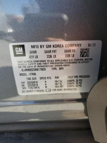 Photo 10 from auction – 2021 BUICK ENCORE GX with VIN KL4MMBS2XMB179829