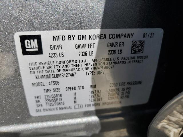 Photo 10 from auction – 2021 BUICK ENCORE GX with VIN KL4MMDSL0MB127467