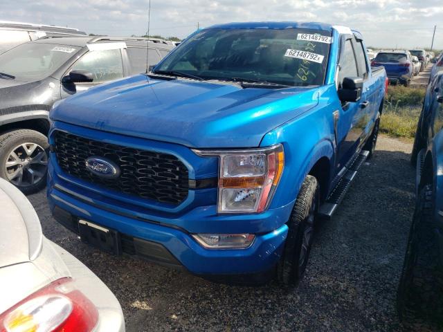 Photo 2 from auction – 2021 FORD F150 SUPER with VIN 1FTEX1CBXMFA34373