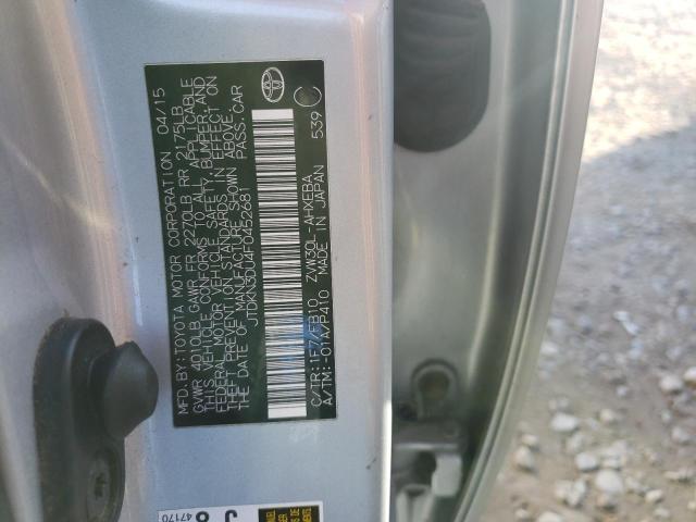 Photo 10 from auction – 2015 TOYOTA PRIUS with VIN JTDKN3DU4F0452681
