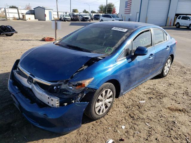 Photo 2 from auction – 2012 HONDA CIVIC LX with VIN 2HGFB2F59CH548082