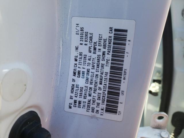 Photo 10 from auction – 2014 HONDA ACCORD EXL with VIN 1HGCR2F82EA126746