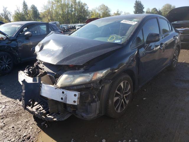 Photo 2 from auction – 2013 HONDA CIVIC EX with VIN 19XFB2F88DE060649