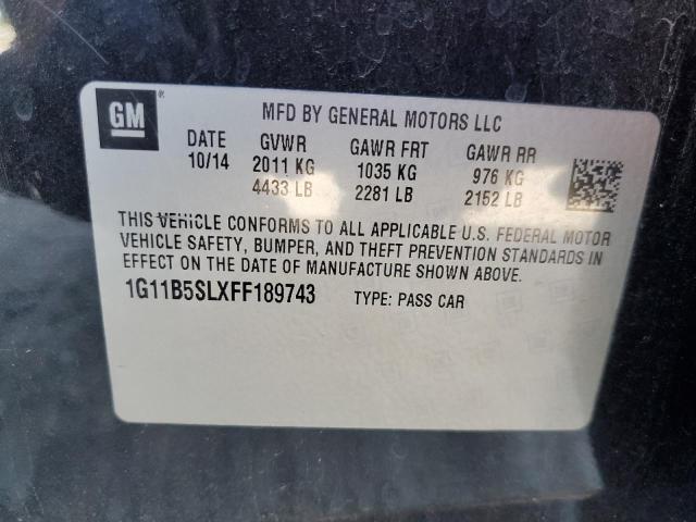Photo 10 from auction – 2015 CHEVROLET MALIBU LS with VIN 1G11B5SLXFF189743
