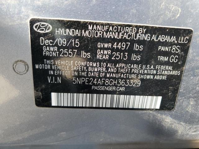 Photo 10 from auction – 2016 HYUNDAI SONATA SE with VIN 5NPE24AF8GH363329