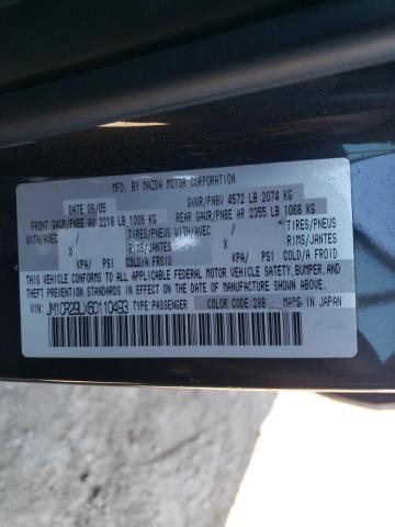 Photo 10 from auction – 2006 MAZDA 5 with VIN JM1CR29LX60110493