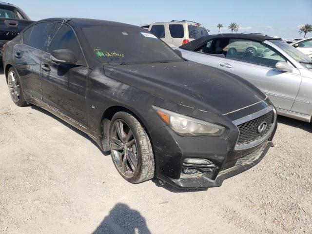 INFINITI Q50 BASE 2014 with VIN JN1BV7AR9EM692150 - Photo from auction