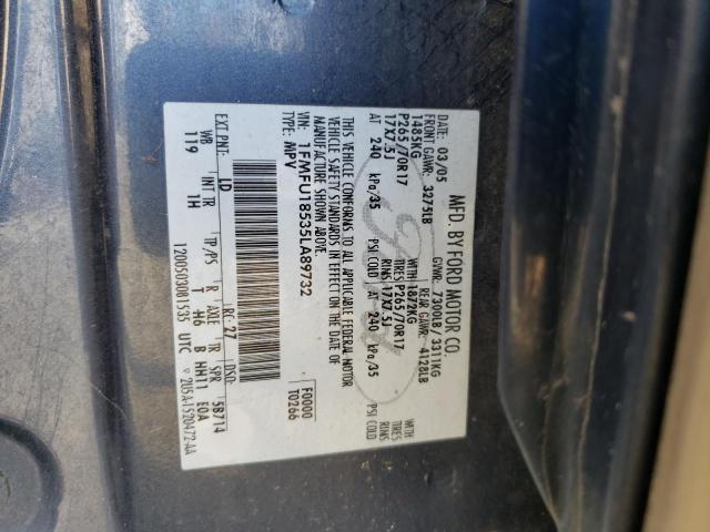 Photo 10 from auction – 2005 FORD EXPEDITION with VIN 1FMFU18535LA89732