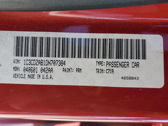 Photo 10 from auction – 2013 DODGE AVENGER SE with VIN 1C3CDZAB1DN707384