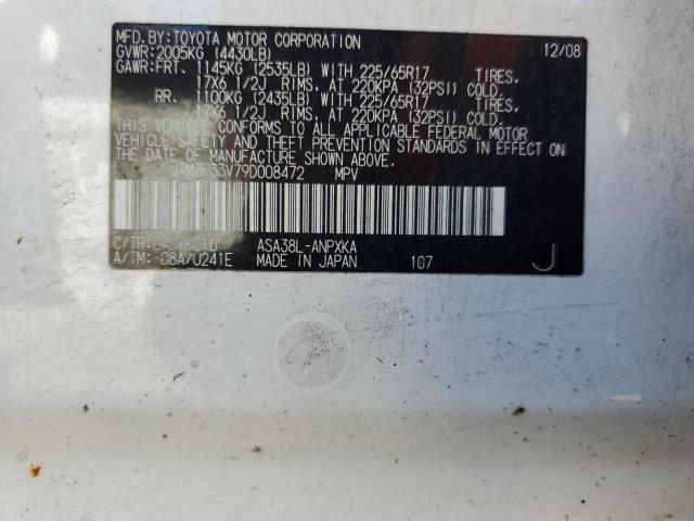 Photo 10 from auction – 2009 TOYOTA RAV4 with VIN JTMZF33V79D008472