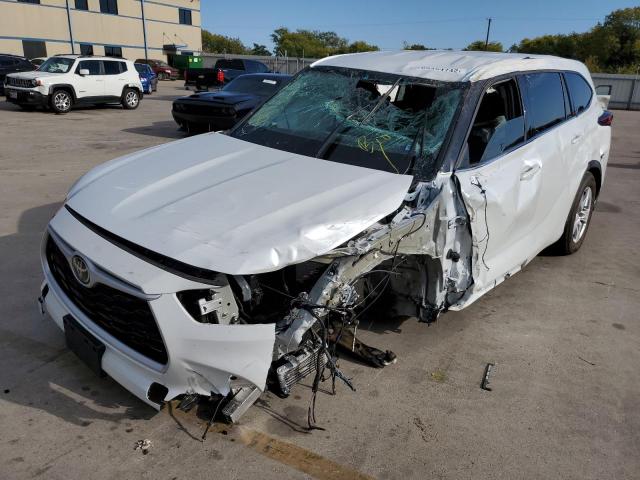 Photo 2 from auction – 2022 TOYOTA HIGHLANDER with VIN 5TDCZRAH0NS553232