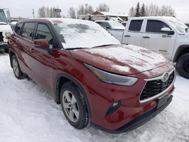 TOYOTA HIGHLANDER 2021 with VIN 5TDBZRBH1MS101928 - Photo from auction