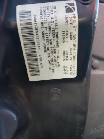 Photo 10 from auction – 2004 SATURN ION LEVEL with VIN 1G8AJ52F54Z136913
