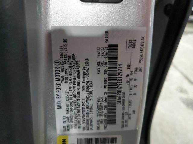 Photo 10 from auction – 2014 FORD FUSION SE with VIN 3FA6P0H79ER129214