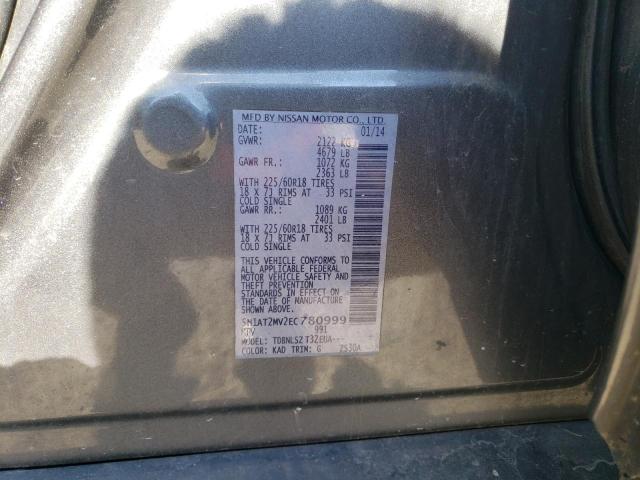 Photo 10 from auction – 2014 NISSAN ROGUE S with VIN 5N1AT2MV2EC780999