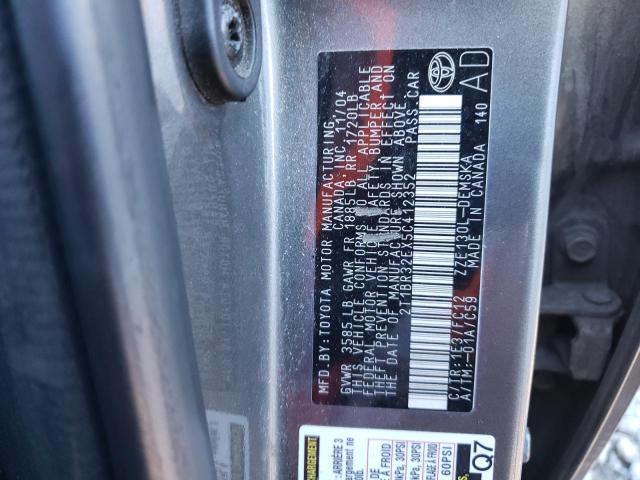 Photo 10 from auction – 2005 TOYOTA COROLLA CE with VIN 2T1BR32EX5C412352