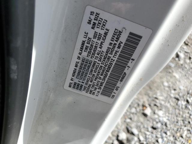 Photo 10 from auction – 2015 HONDA ODYSSEY EX with VIN 5FNRL5H66FB085912