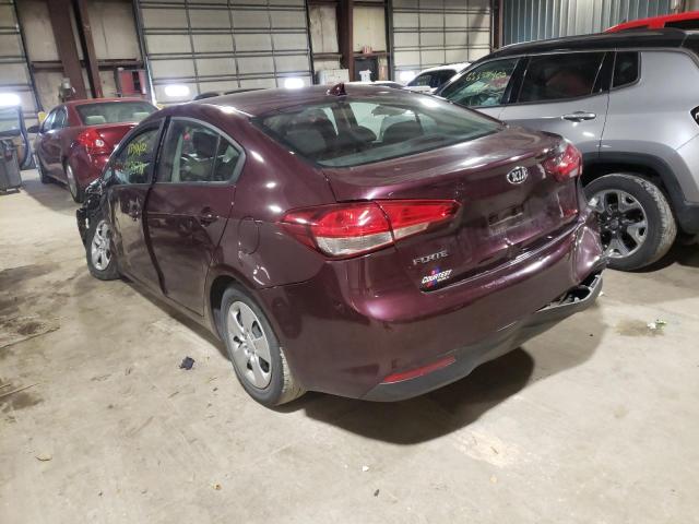Photo 3 from auction – 2017 KIA FORTE LX with VIN 3KPFK4A76HE062741