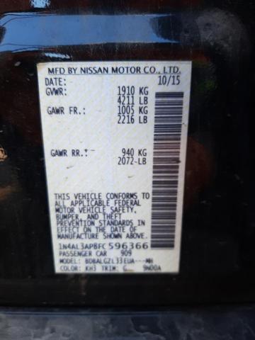 Photo 10 from auction – 2015 NISSAN ALTIMA 2.5 with VIN 1N4AL3AP8FC596366