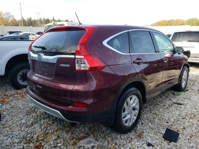 Photo 4 from auction – 2016 HONDA CR-V EX with VIN 2HKRM4H54GH719560