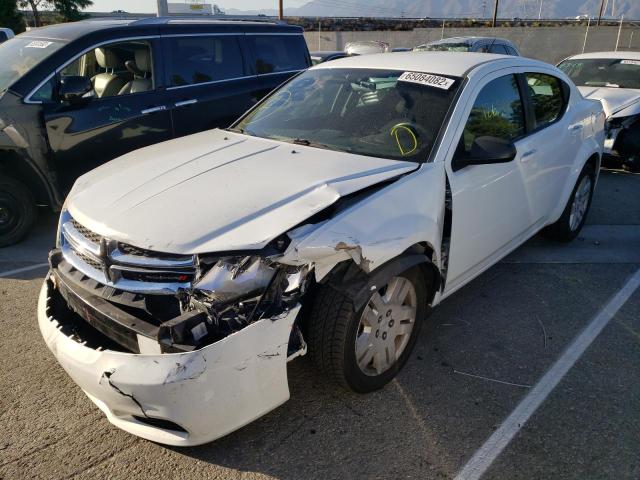 Photo 2 from auction – 2012 DODGE AVENGER SE with VIN 1C3CDZAB4CN215124