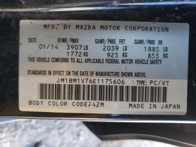Photo 10 from auction – 2014 MAZDA 3 TOURING with VIN JM1BM1V76E1175606