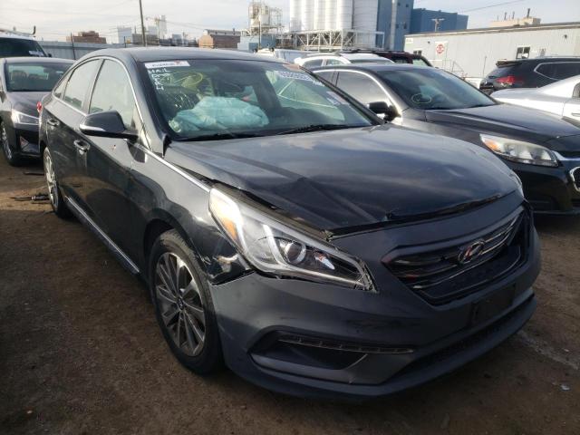 HYUNDAI SONATA SPO 2016 with VIN 5NPE34AF4GH391027 - Photo from auction